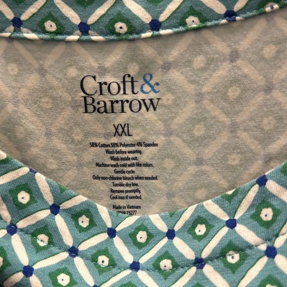 Croft & Barrow Size XXL T-shirt Dress NWOT - Picture 3 of 5